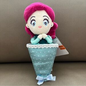 BNWT 20cm Disneyland Hong Kong Princess Little Mermaid Ariel Bouquet Plush